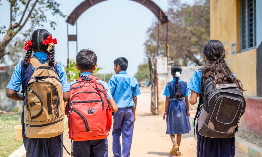 Not all kids smiled when the school bells rang after two years