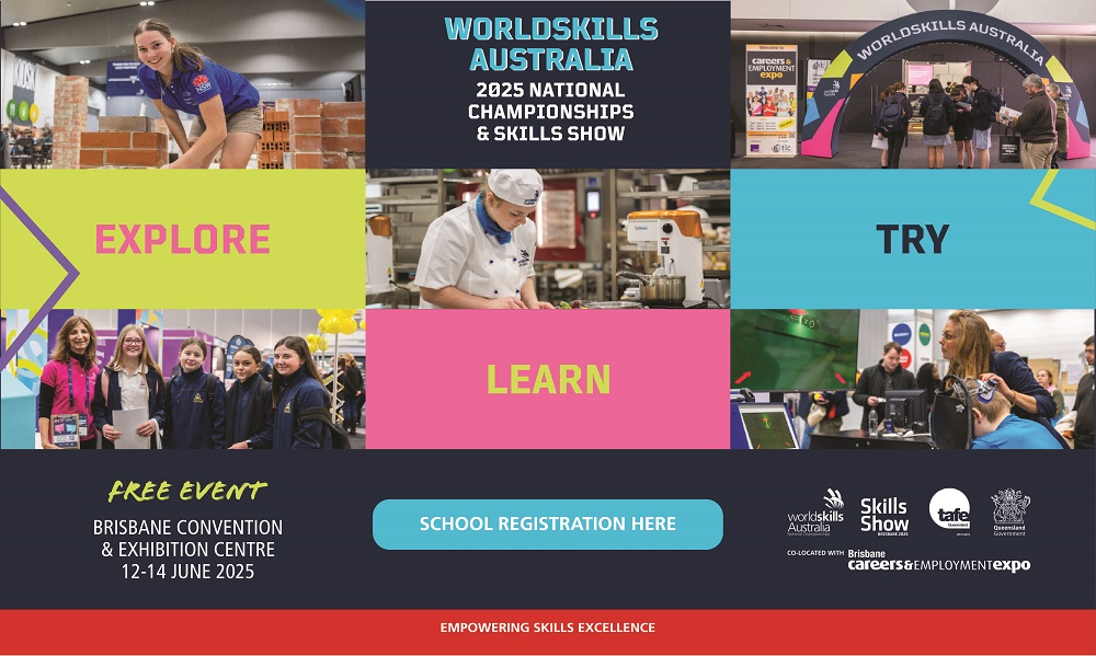 Skills in action: Bring your students to Australia’s biggest skills show in Brisbane