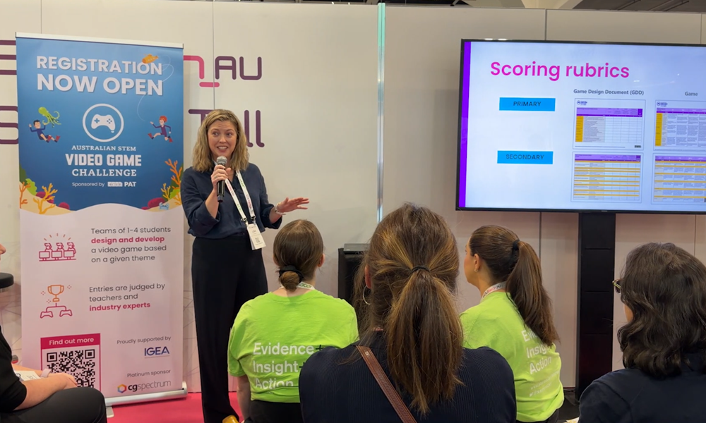 Video: Increasing student engagement through the Australian STEM Video Game Challenge