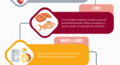 Infographic: Nutrients and your health – foods containing protein