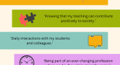 Infographic: What you love about teaching