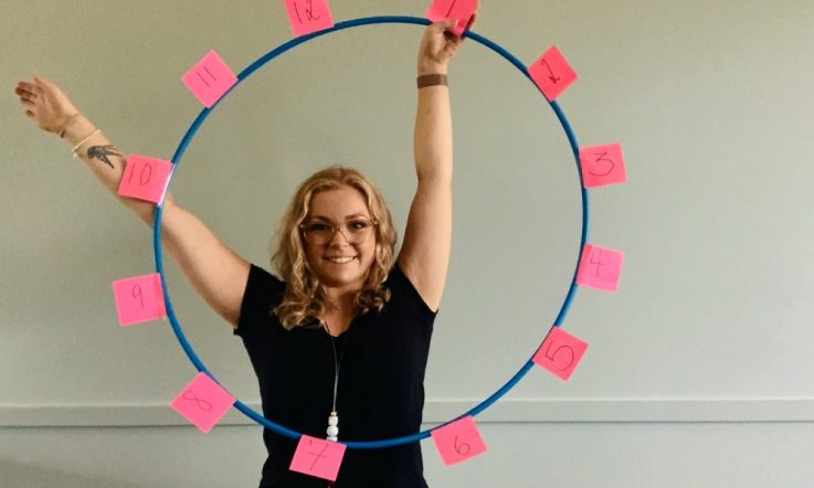 Teaching students to read an analogue clock