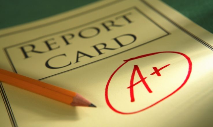 Removing grades from student reports