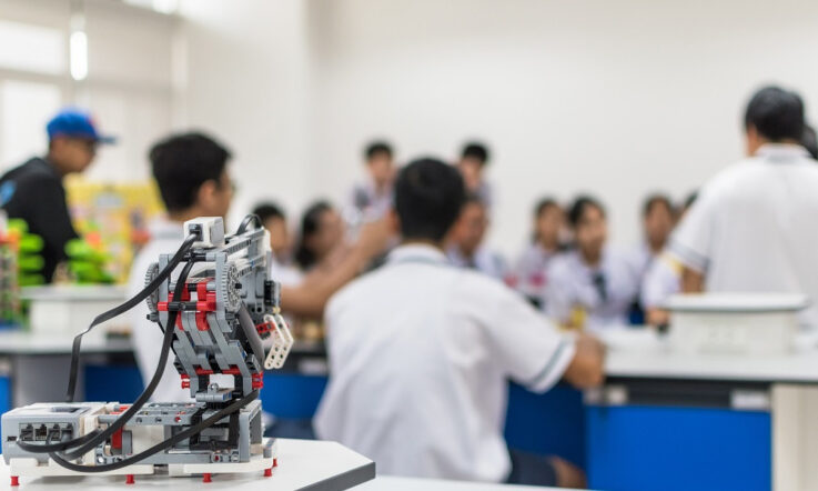 Using robots to assist teachers and improve student learning