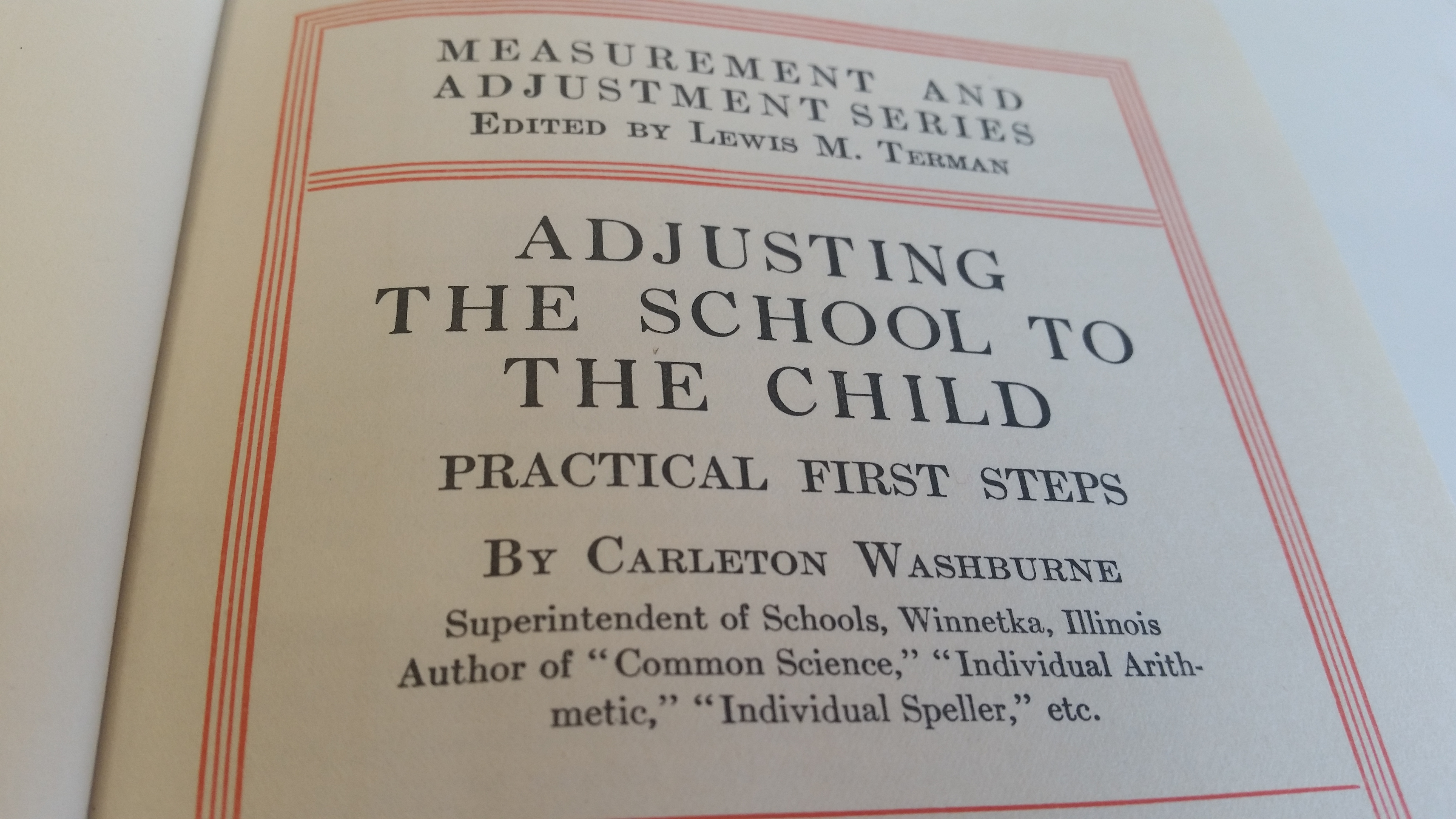 Adjusting the school to the child