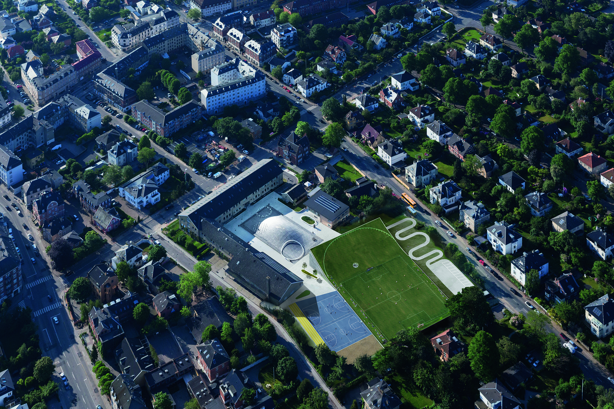 Gammel Hellerup High School, Copenhagen, Denmark.