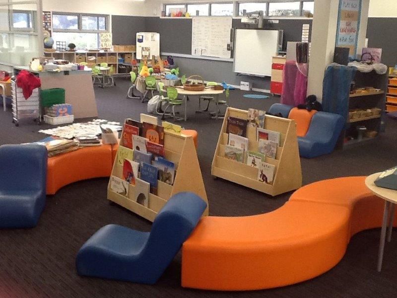Flexible furniture is a feature of the new learning spaces.